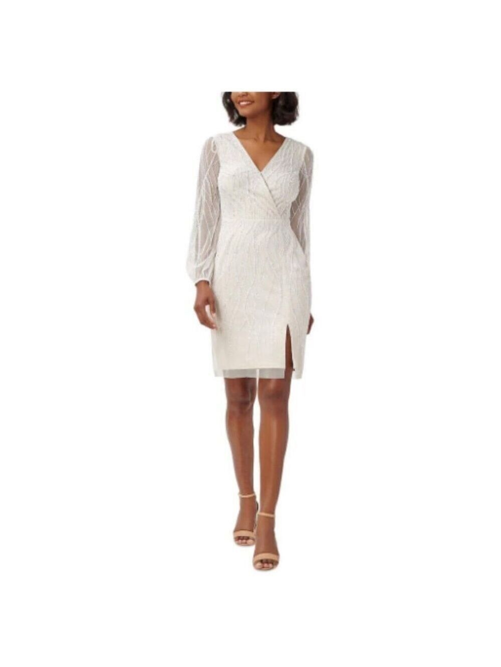 Adriana Papell Sequined Dress 6 NWT